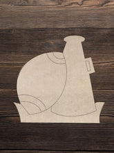 Load image into Gallery viewer, Cut and Traced Football and Megaphone