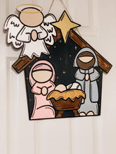 Load image into Gallery viewer, Cut and Traced Nativity Scene