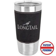 Load image into Gallery viewer, Leatherette Tumbler with Lid