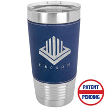 Load image into Gallery viewer, Leatherette Tumbler with Lid