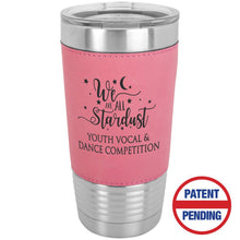 Load image into Gallery viewer, Leatherette Tumbler with Lid