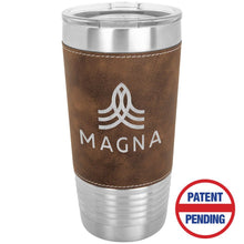 Load image into Gallery viewer, Leatherette Tumbler with Lid