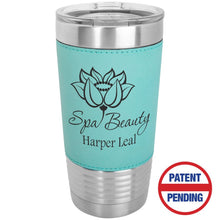 Load image into Gallery viewer, Leatherette Tumbler with Lid