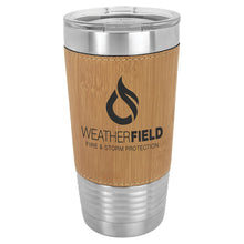 Load image into Gallery viewer, Leatherette Tumbler with Lid