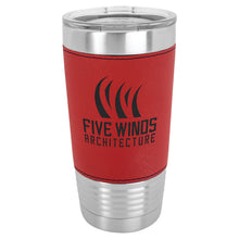 Load image into Gallery viewer, Leatherette Tumbler with Lid