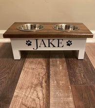 Load image into Gallery viewer, Dog Bowl Stand