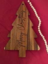 Load image into Gallery viewer, Christmas tree cutting board
