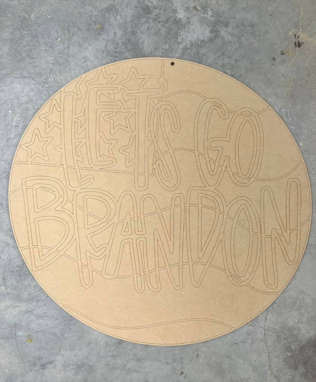 Cut and Traced Let’s Go Brandon