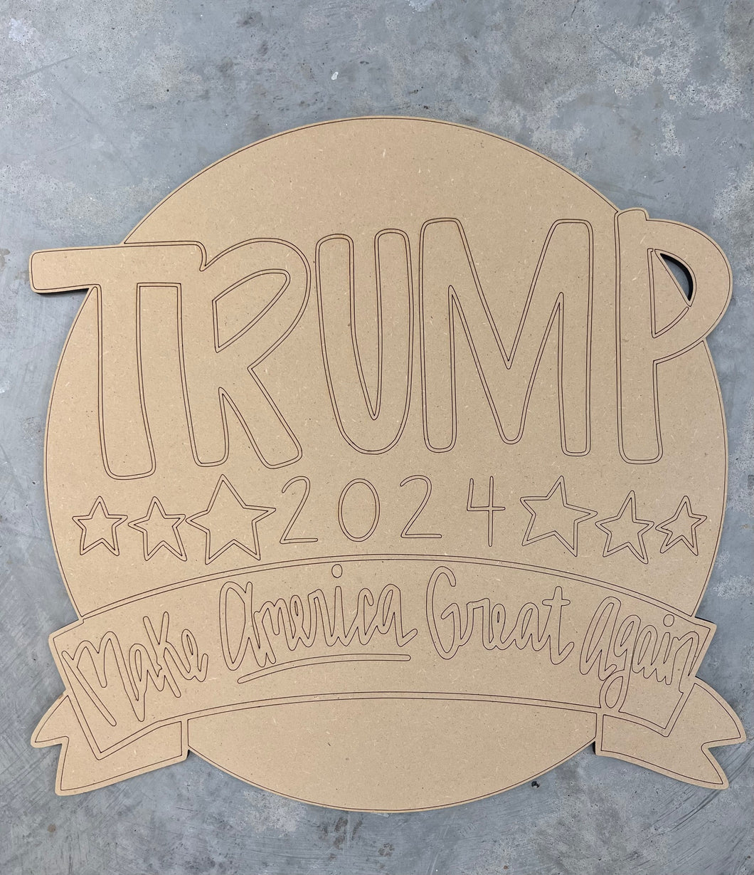 Cut and Traced Trump 2024