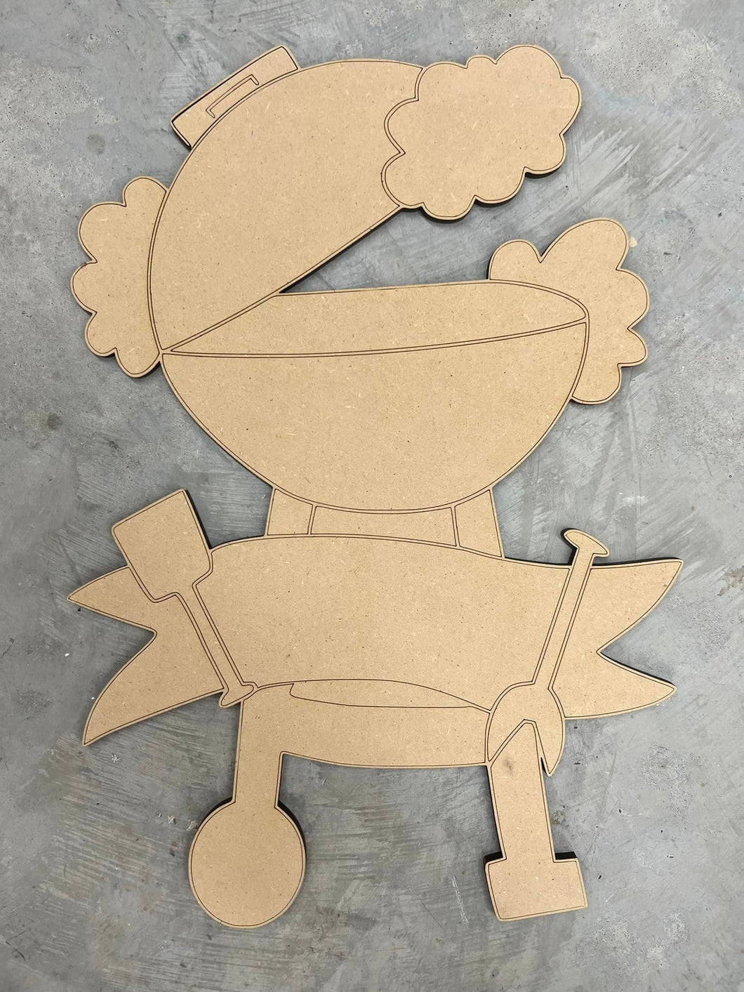 Cut and Traced Grill
