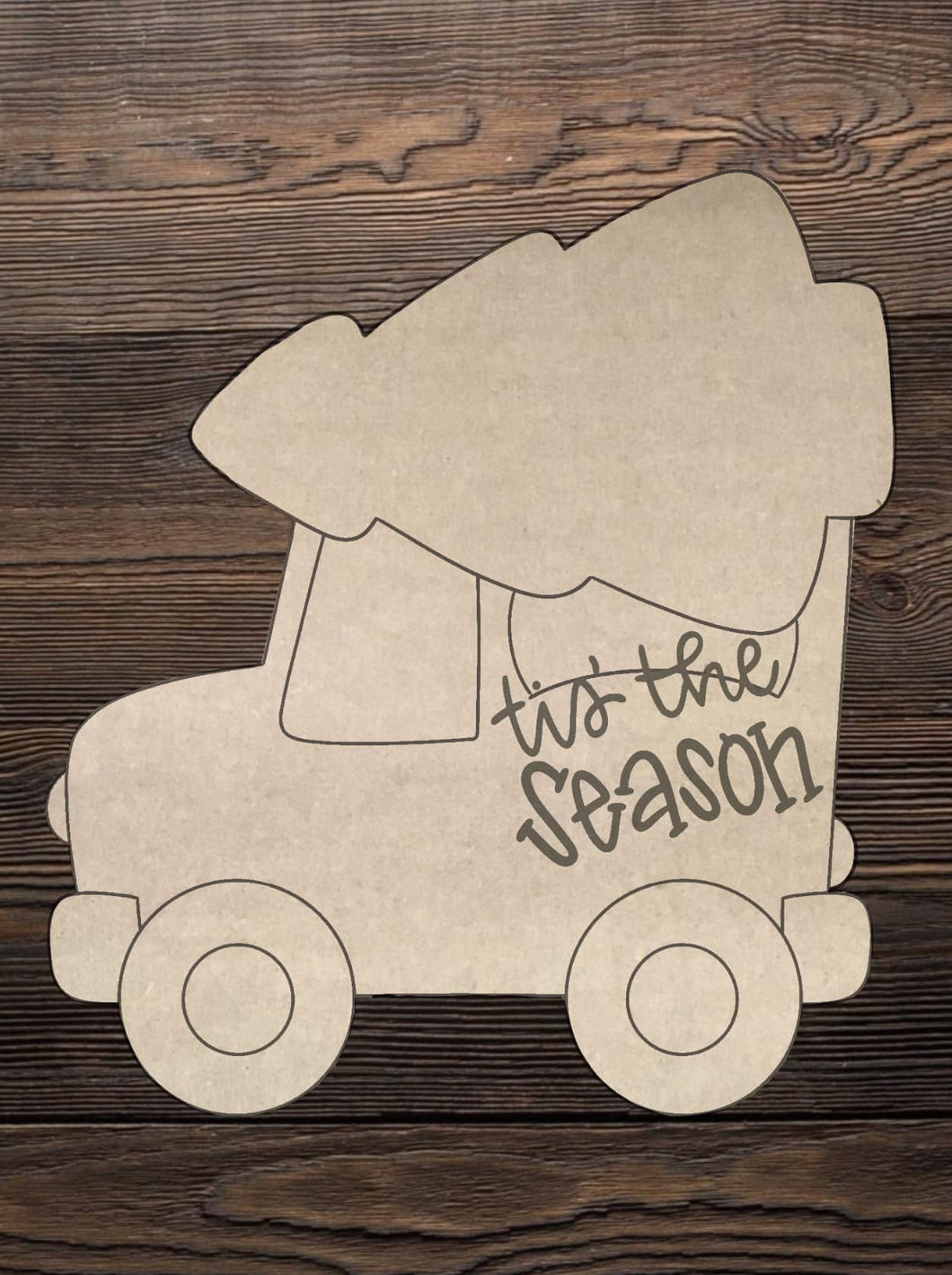 Cut and Traced Tis The Season Truck