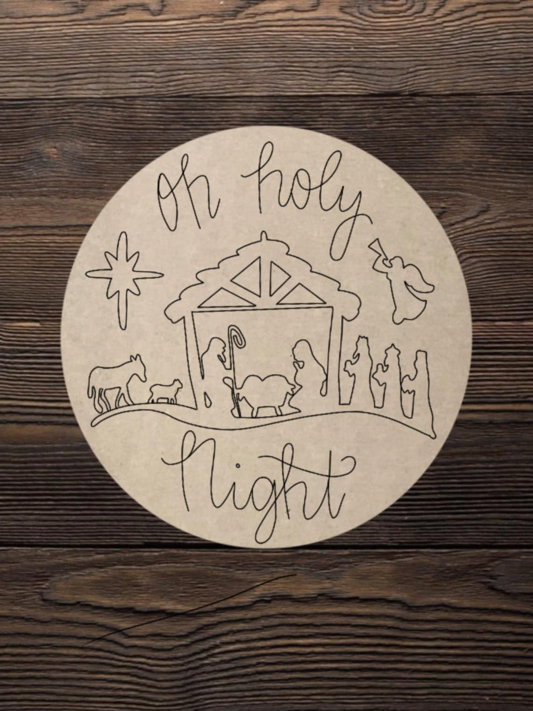 Cut and Traced O Holy Night