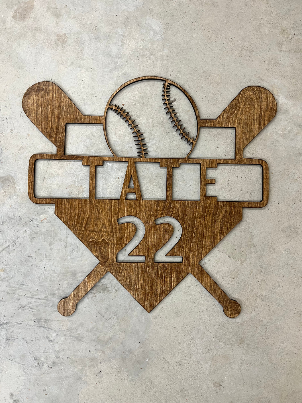 Custom Baseball/Softball Sign with Name